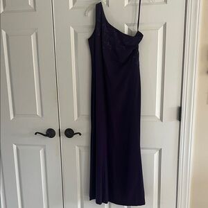 Together One-Shoulder Purple Dress